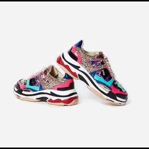 Reposh - Glitter, Sequins, Patent Leather Trainers